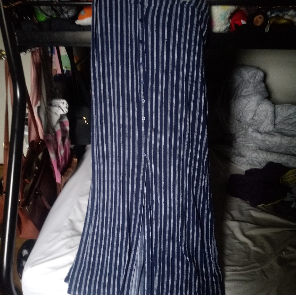 Striped Maxi Skirt